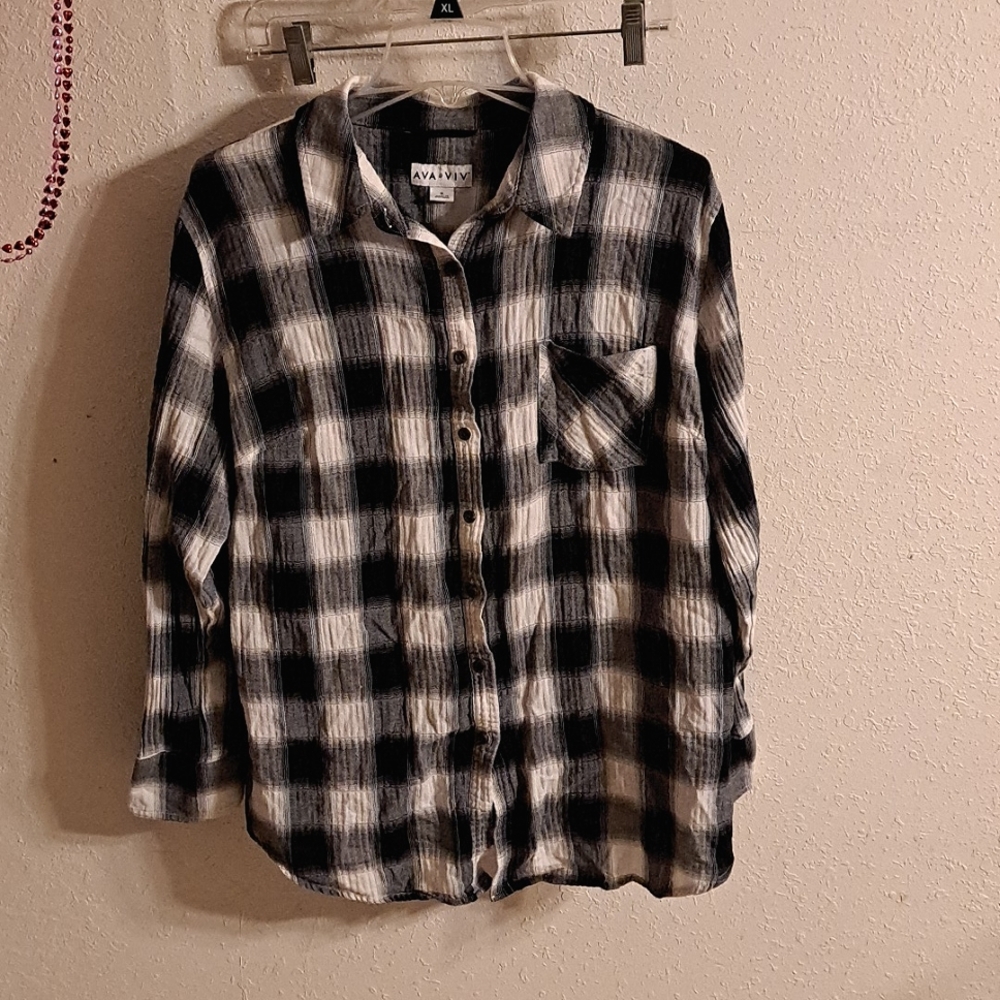 AVA & VIV Button down Blouse